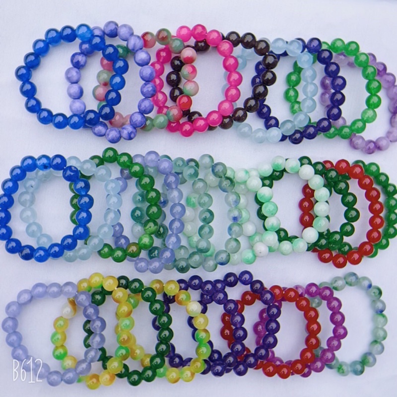 Vòng Tay Mã Não chuỗi hạt Nhân Tạo Quà Tặng Phong thuỷ