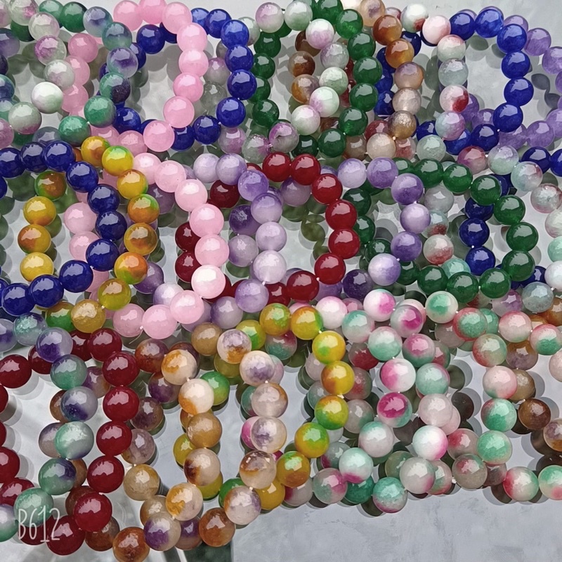 Vòng Tay Mã Não chuỗi hạt Nhân Tạo Quà Tặng Phong thuỷ