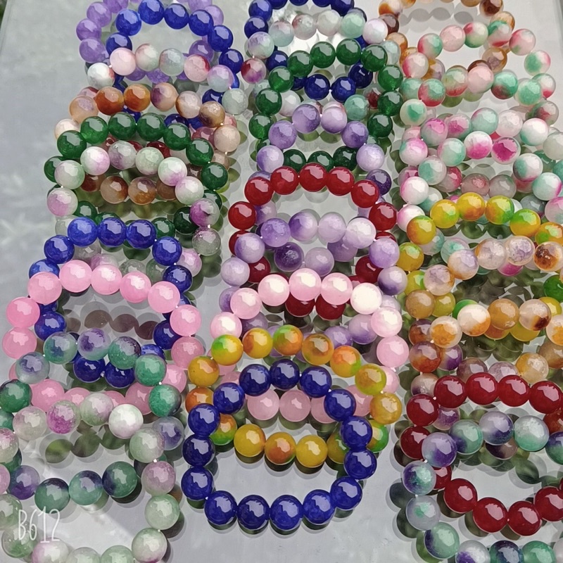 Vòng Tay Mã Não chuỗi hạt Nhân Tạo Quà Tặng Phong thuỷ