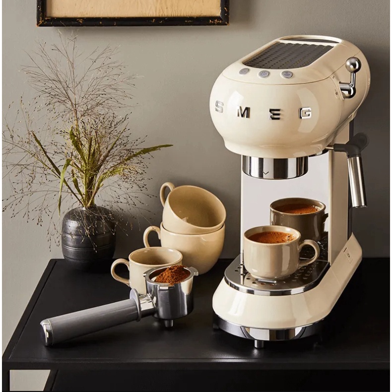 Máy Pha Cà Phê Smeg, Máy Pha Cafe, Espresso, Smeg Coffee Machine, Dung Tích 1L, Nhập Đức, BH 12 Tháng, Nghiennha_99