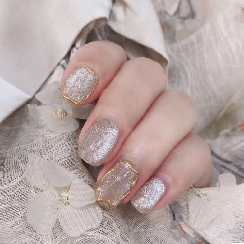 Sơn mắt mèo kim cương Huaxi Vàng, Bạc hàng chuẩn