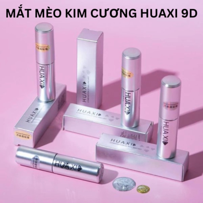 Sơn mắt mèo kim cương Huaxi Vàng, Bạc hàng chuẩn