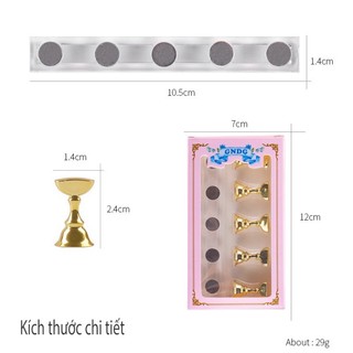 Đế gắn móng giả, đế quân cờ gắn móng để nam châm