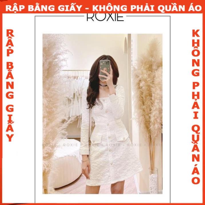 Rập giấy A0 mã 1516 - đầm cổ vuông tay dài (BẢN VẼ)