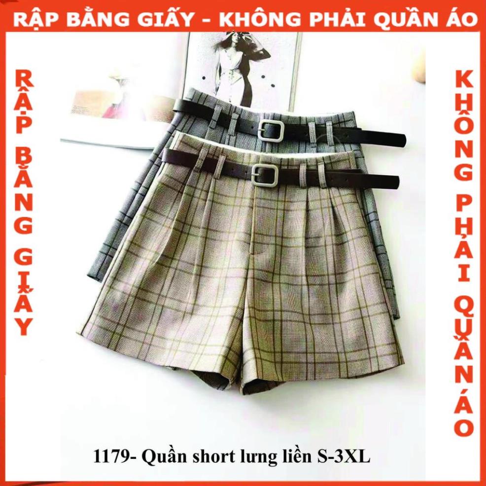 Rập giấy quần short mã 1179 (BẢN VẼ)