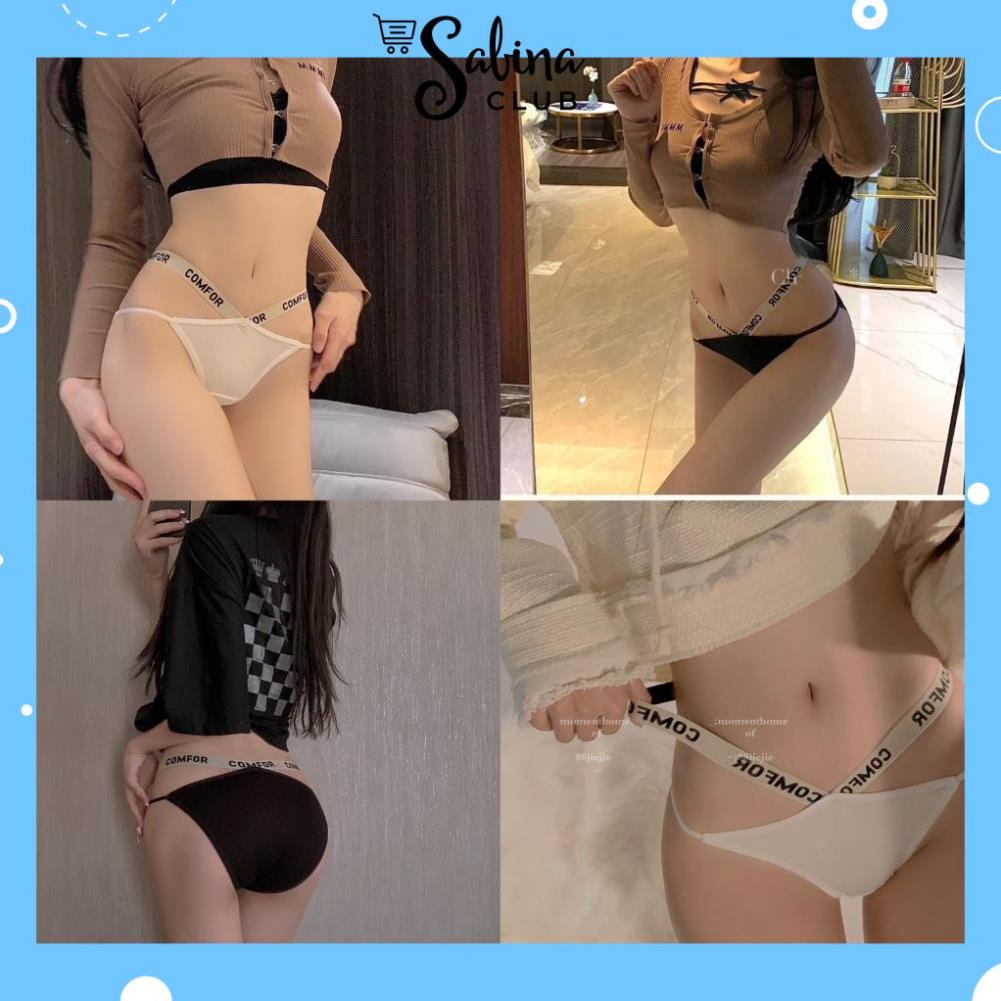 Quần Lót Nữ Cao Cấp Cạp 2 Dây In Chữ Comfor Siêu Sexy Cuốn Hút 989 ngocphanminhkhoi