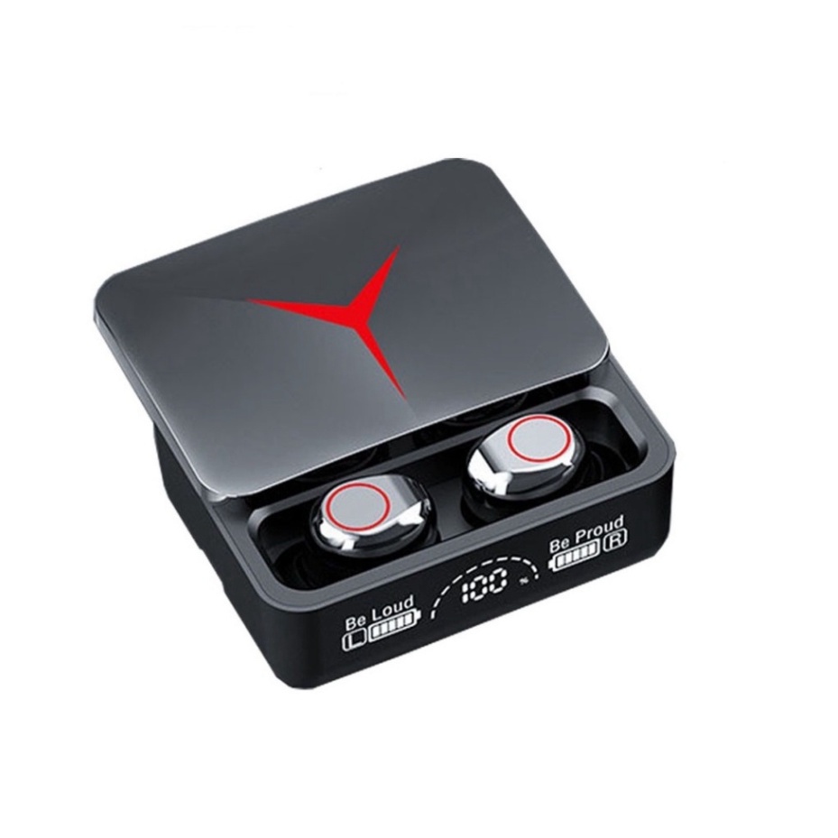 Tai nghe bluetooth M90 Pro phiên bản TWS 5.3,tai nghe không dây nắp trượt âm thanh bass chuẩn kiêm sạc dự phòng cao cấp