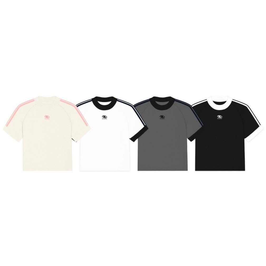 Áo thun baby tee Killsystem form fit Jessi,áo baby tee màu Trắng logo K viền tay chất vải cotton winshop