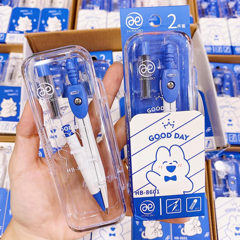 Bộ Compa ngòi 0.5, compa học sinh