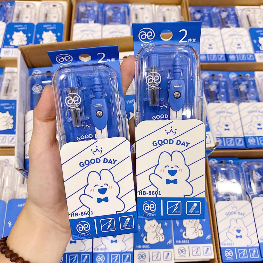 Bộ Compa ngòi 0.5, compa học sinh
