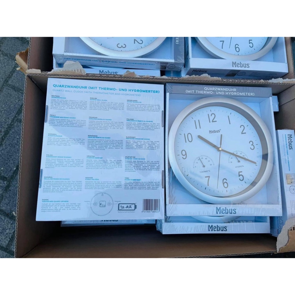 Đồng Hồ Treo Tường Mebus, Nhập Đức, Hàng Chính Hãng, Nghiennha_99