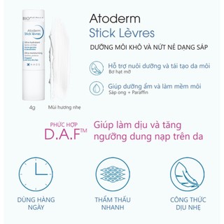 Son dưỡng Bio Atoderm Levres 4g