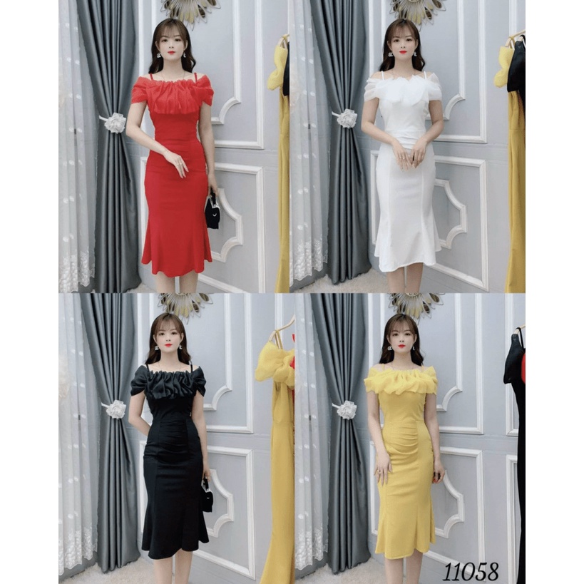 ĐẦM BODY NỮ ĐUÔI CÁ THỜI TRANG SIÊU SANG THIẾT KẾ SANG TRỌNG , TÔN DÁNG CHO CÁC CHỊ EM LANA FASHION