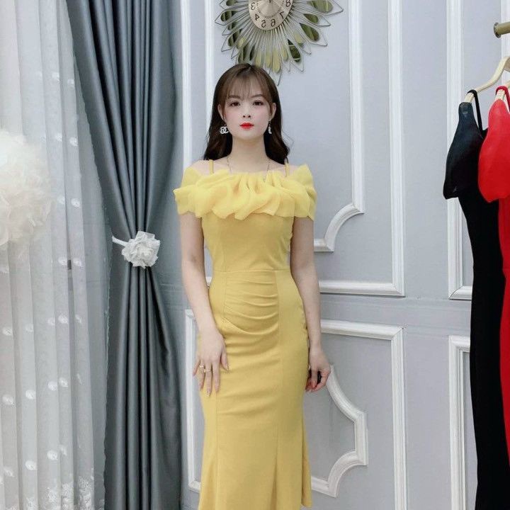 ĐẦM BODY NỮ ĐUÔI CÁ THỜI TRANG SIÊU SANG THIẾT KẾ SANG TRỌNG , TÔN DÁNG CHO CÁC CHỊ EM LANA FASHION