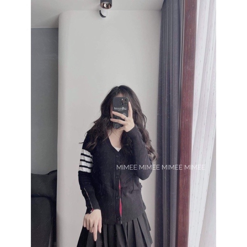 Áo cadigan thom dây fom ôm