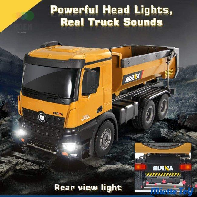 Rc Car 1/14 Xe Tải Xe Ủi Kim Loại Sạc Rtr Xe Tải Xe Công Trình Đồ Chơi Trẻ Em