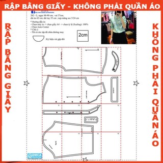 Rập áo sơ mi - Rập giấy A0 mã 202 (Bản vẽ) (BẢN VẼ)