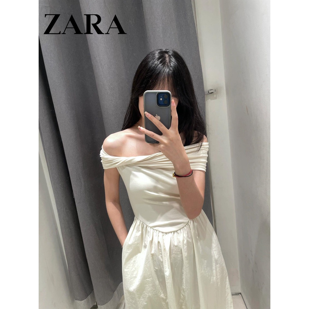 Đầm Nữ Không Tay Phong Cách Hepburn Thời Trang Zara