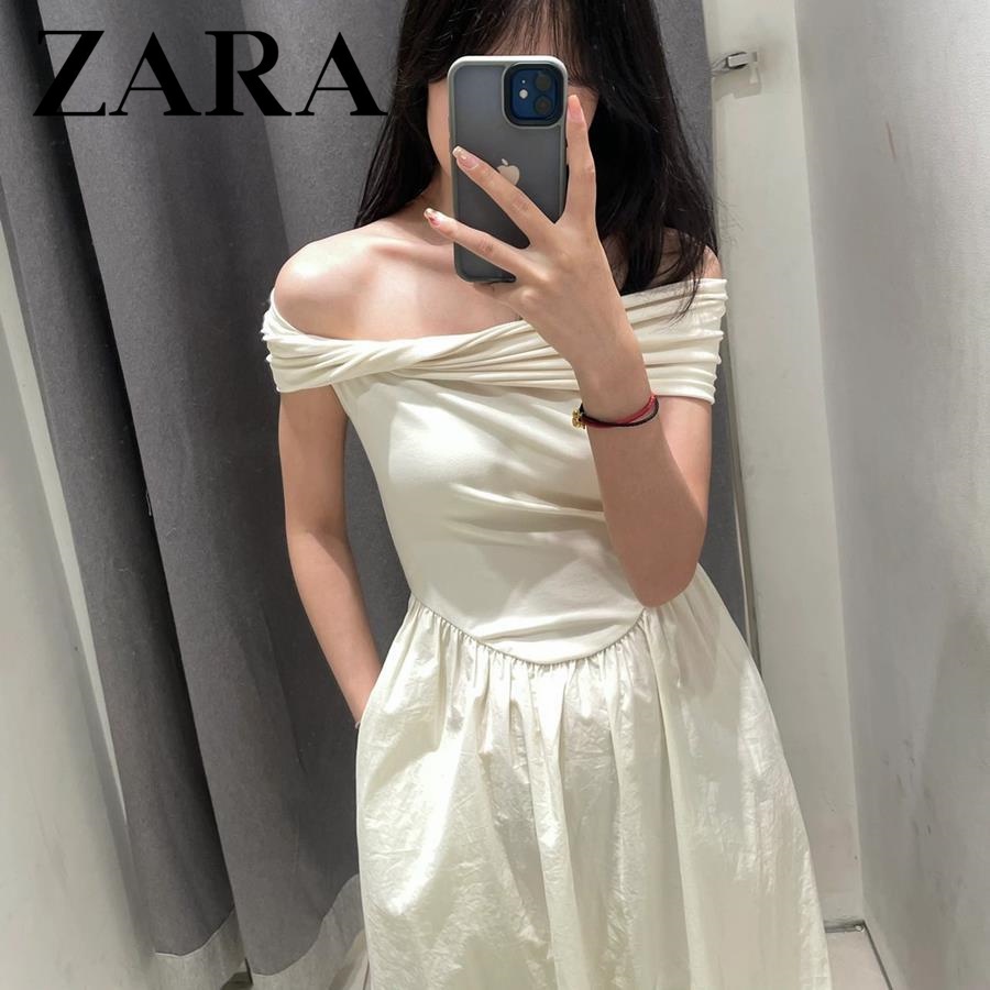 Đầm Nữ Không Tay Phong Cách Hepburn Thời Trang Zara