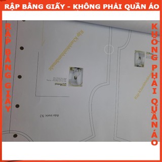Rập giấy mã 1022- Rập áo sơ mi freesz (Bản vẽ) (BẢN VẼ)