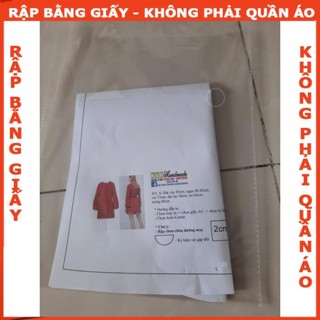 Rập giấy A0 mã R50 - rập bộ cổ sen (BẢN VẼ)
