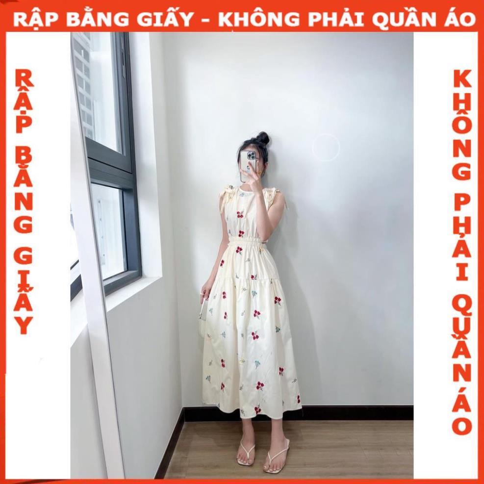 Rập giấy đầm nhún thun eo mã 63 - Bản vẽ chứ không phải quần áo