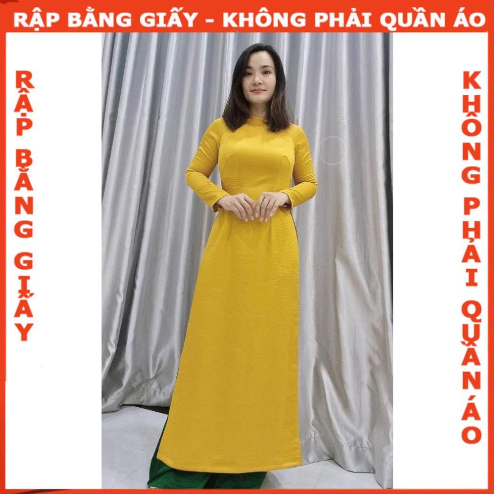 Rập giấy A0 mã AD30- rập áo dài truyền thống dây kéo sau