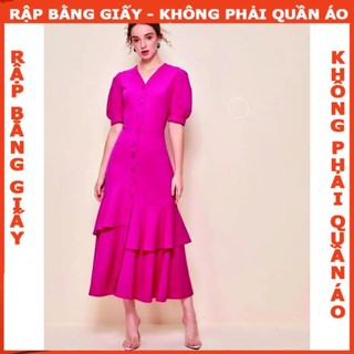 Rập đầm hồng sen mã 1119- giấy a0
