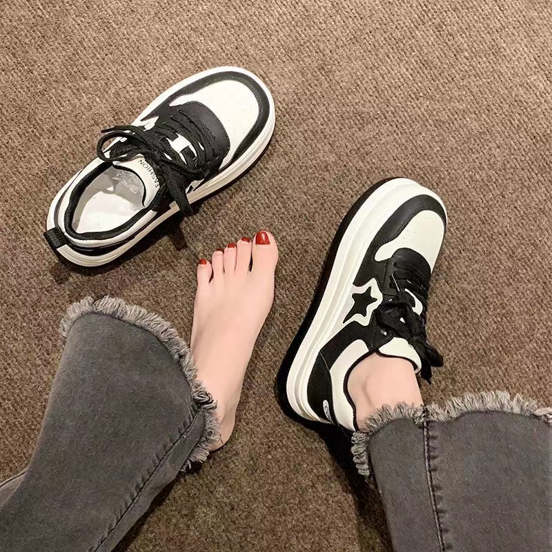 Giày Bánh Mì Đế Dày Bán Chạy Hình Ngôi Sao Mới Cho Học Sinh