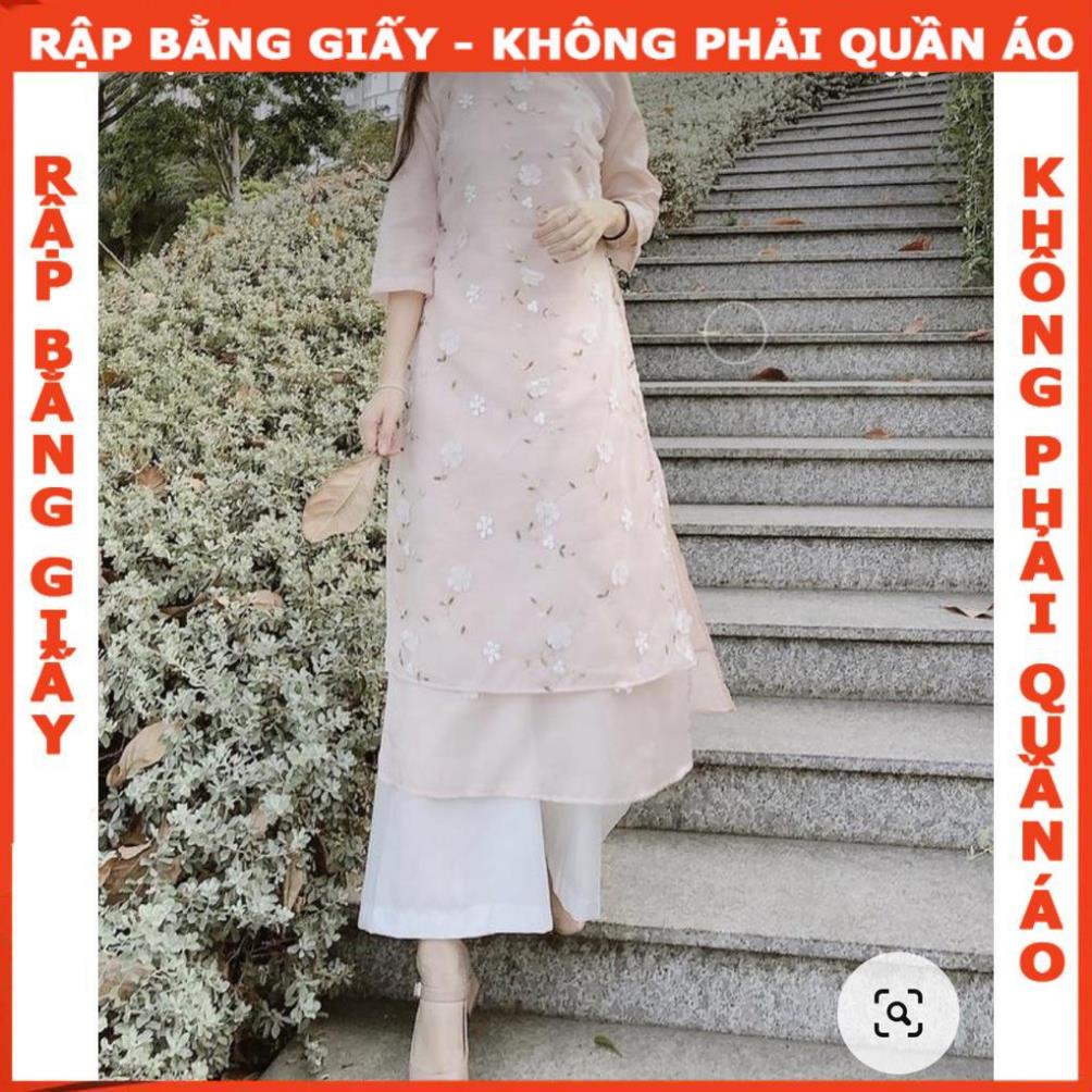 Rập giấy may bộ áo dài mã AD13(BẢN VẼ)