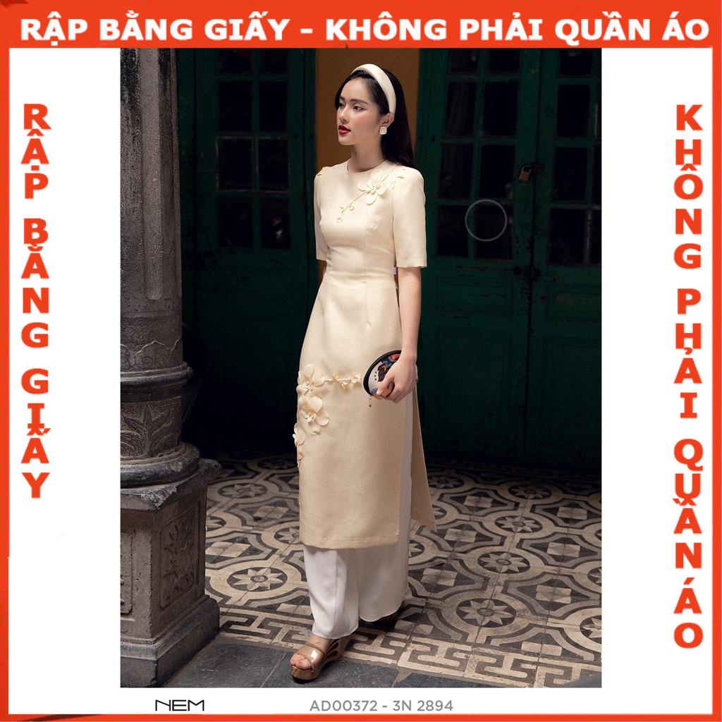 Rập giấy may áo dài tay phồng mã AD06-
