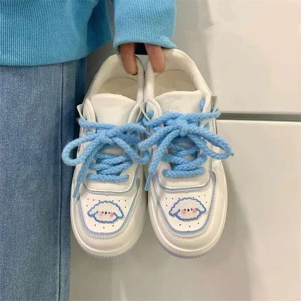 Giày Trắng Phong Cách Mới Mùa Thu 2023