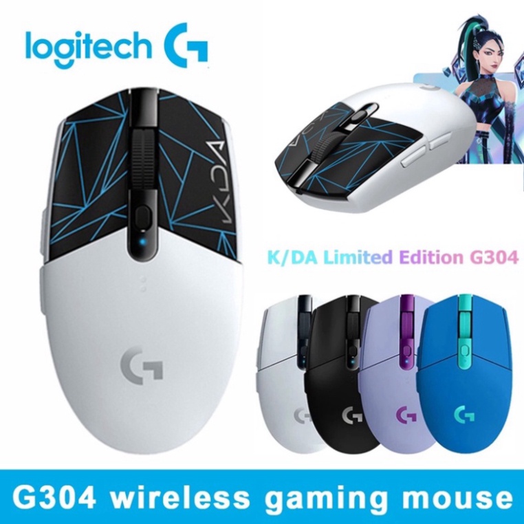 Chuột Quang Không Dây Logitech G304 KDA 6 Nút Bấm 12000DPI HOT