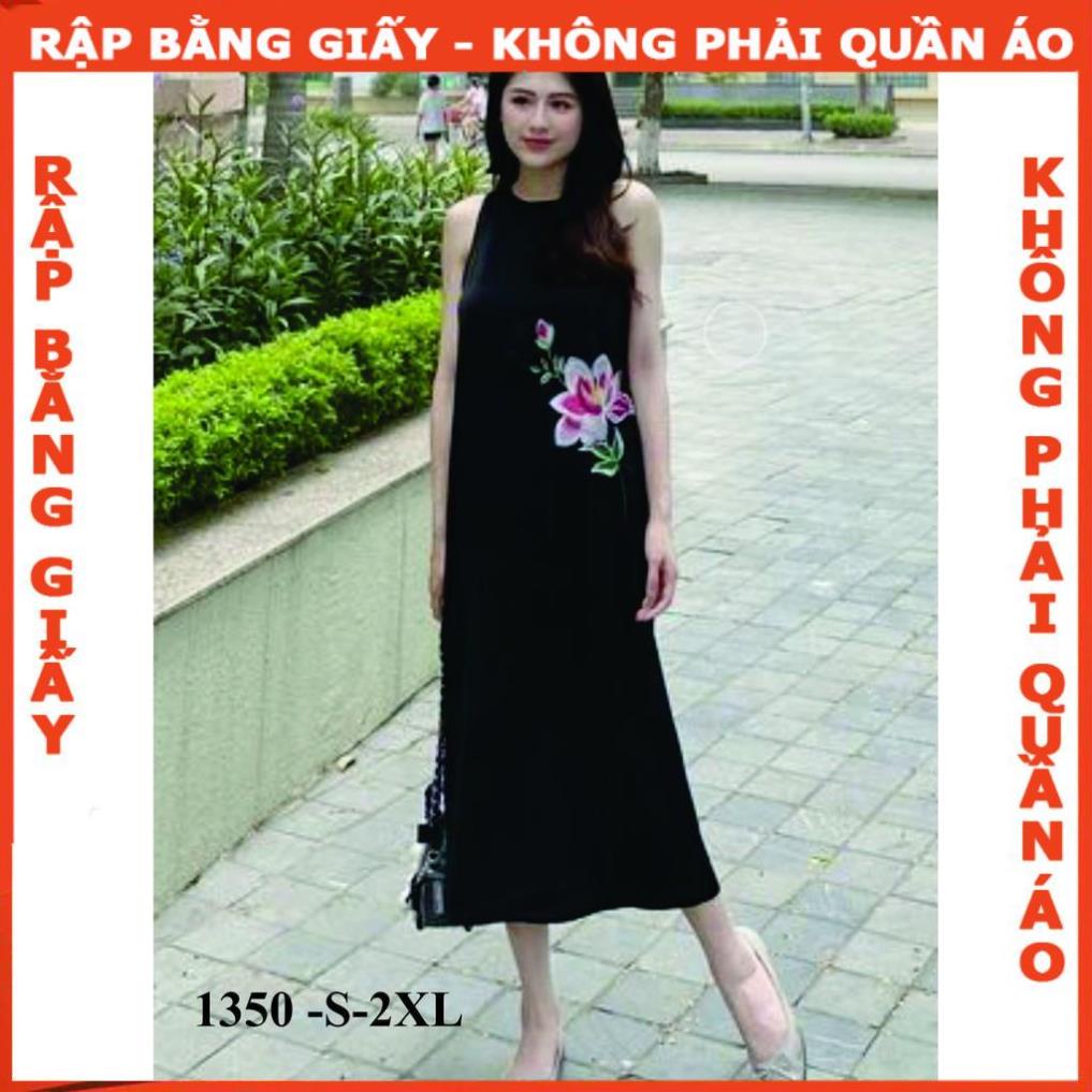 Rập giấy mã 1350 - rập đầm suông sát nách (BẢN VẼ)