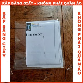 Rập giấy A0 mã B37 (Bản vẽ) - rập sơ mi nam (BẢN VẼ)