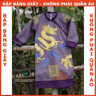 Rập giấy A0 Ad37 - Rập áo dài bé trai (BẢN VẼ)