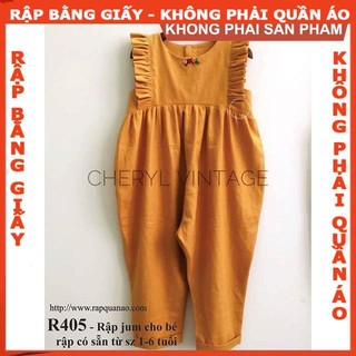 Rập jum cánh tiên cho bé - Rập giấy mã R405