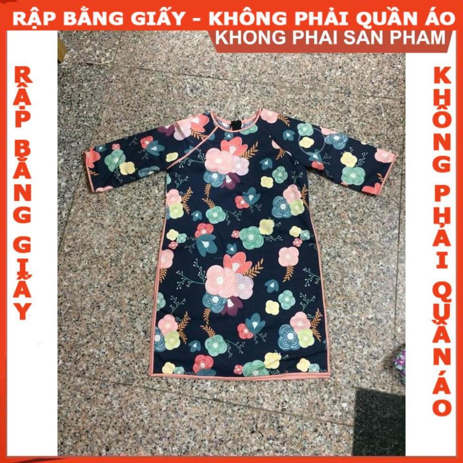 Rập giấy A0 (Bản vẽ) AD02 áo dài cách tân cho bé (BẢN VẼ)