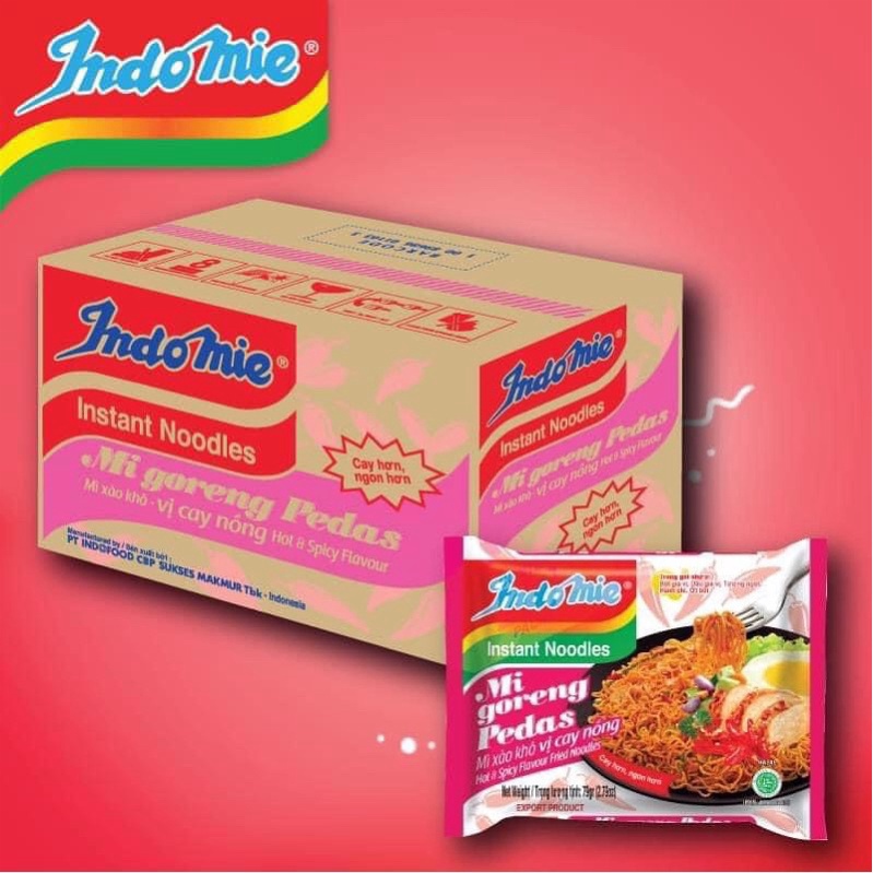 Giá sale tốt nhất SỈ THÙNG 40 gói mì Trộn indo chính hãng date mới - Hàng mới về