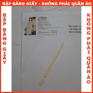 Rập đầm đuôi cá tay loe - rập giấy mã 1045 (BẢN VẼ)