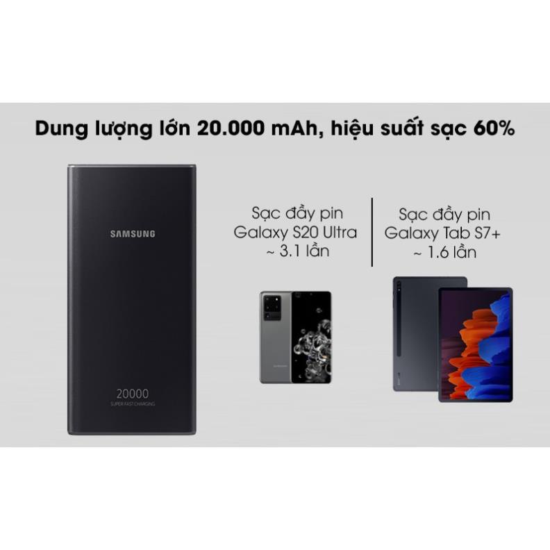 Pin sạc dự phòng Samsung EB-P5300, dung lượng 20000mAh, công suất siêu nhanh 25W