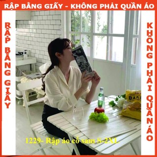 Rập giấy áo cổ sam mã 1229