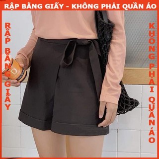 [MUA 5 TẶNG 1] Rập giấy mã 1021 - Rập quần short (Bản vẽ) (BẢN VẼ)