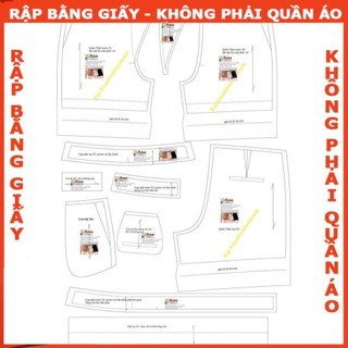 [MUA 5 TẶNG 1] Rập giấy mã 1021 - Rập quần short (Bản vẽ) (BẢN VẼ)