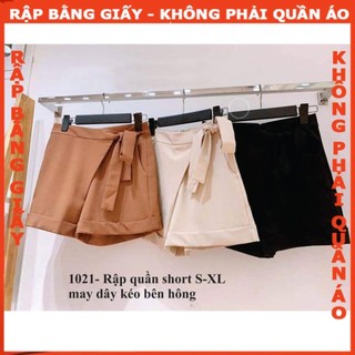 Rập giấy mã 1021 - rập quần short