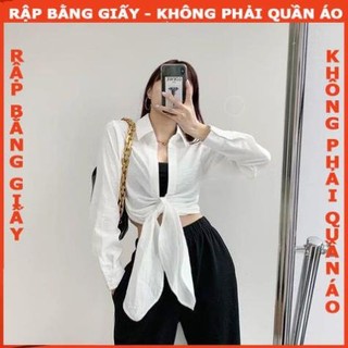 [MUA 5 TẶNG 1] Rập Giấy may áo sơ mi cột nơ mã 1134- (BẢN VẼ)