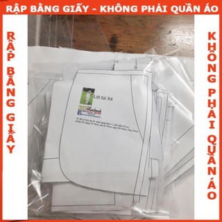 [MUA 5 TẶNG 1] Rập Giấy may áo sơ mi cột nơ mã 1134- (BẢN VẼ)