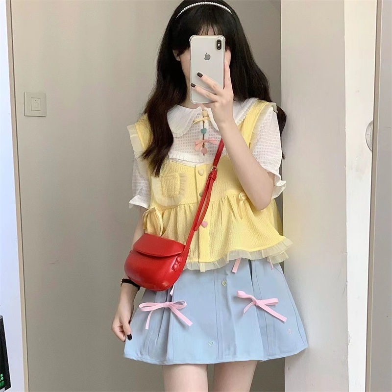 Set áo váy nữ 3 món