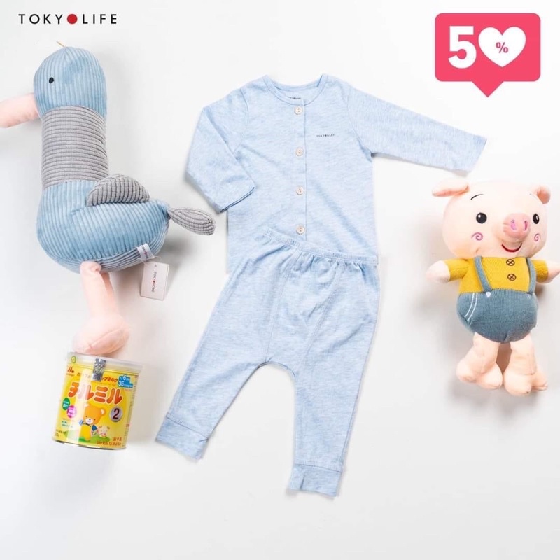 Sét bộ sơ sinh combo 2 bộ chất siêu đẹp hàng thanh lý của tokiolike