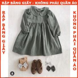 Rập giấy A0 R431 - đầm cổ sen (BẢN VẼ)